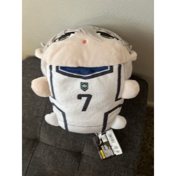 Blue Lock Seishiro Nagi Pote-Kororin M Size Plush BNWT US Seller - Picture 4 of 5